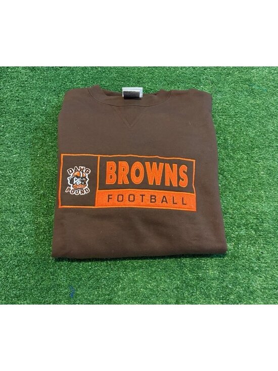 Puma Other - Vintage Cleveland Browns sweatshirt mens large brown orange puma crewneck thick